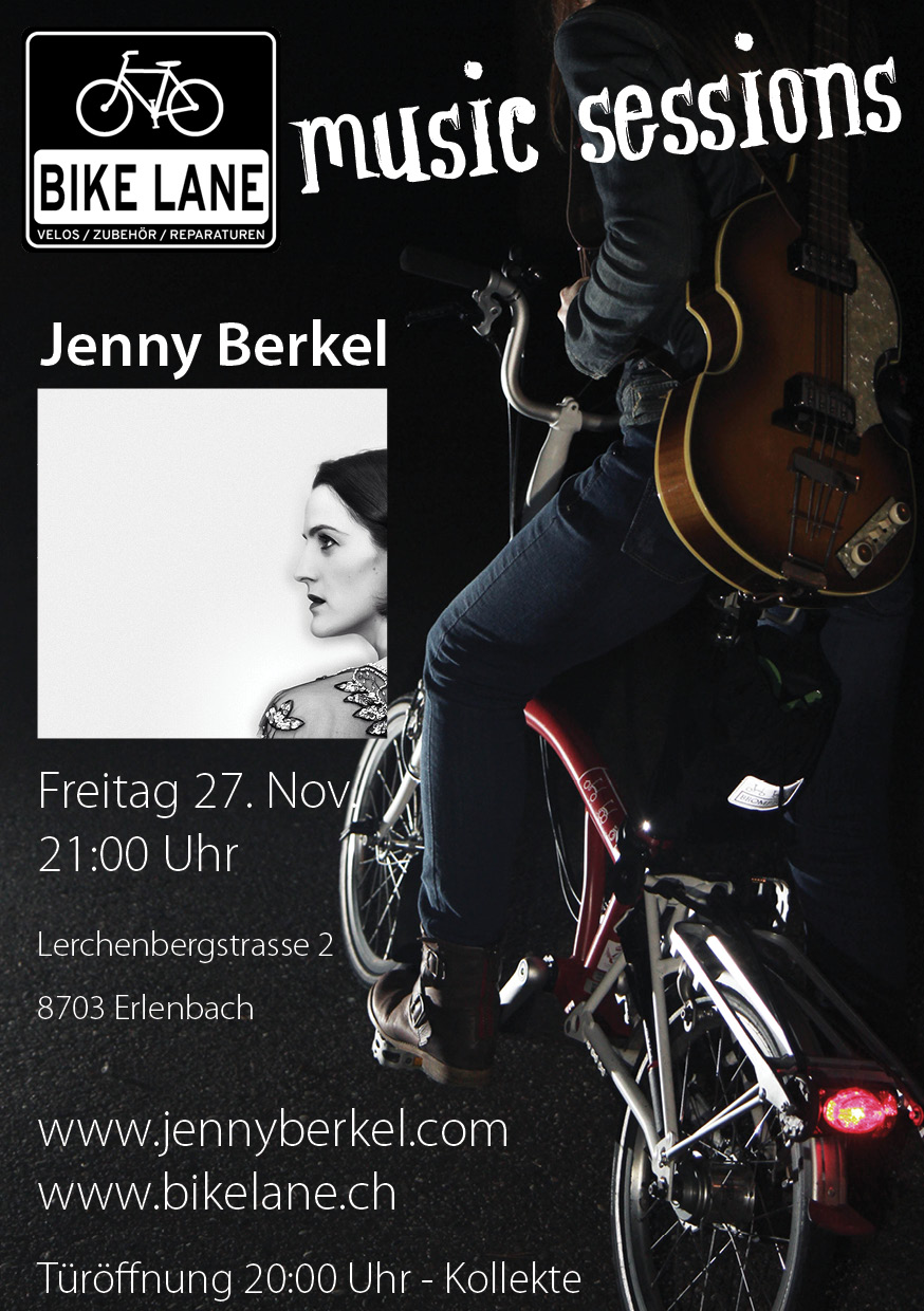 CANCELLED- Jenny Berkel live im Bike Lane